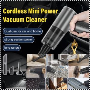 Cleaning Supplies Long-lasting Battery Life Cleaning Equipment Washable Filters Flat Nozzle Straw