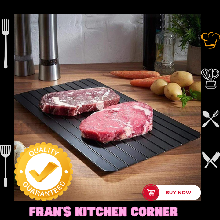 Rapid Defrost Tray Aluminum Portable Fast Defrosting Plate Board Frozen