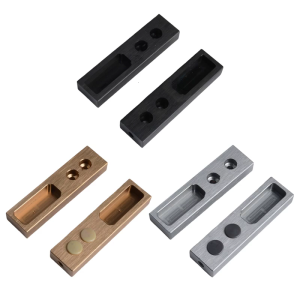 รางเหล็กยึดตู้เสื้อผ้าอเนกประสงค์2ชิ้นสไตล์หรูหราอลูมิเนียมแข็งแรงเหมาะสำหรับการจัดเก็บที่หลากหลาย