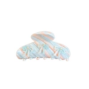 MODEST12 Acrylic Kẹp nơ cá mập Kim cương giả Không thấm nước Kẹp móng vuốt chuyển sắc Quà Tặng Thanh lịch Phụ kiện tóc Phụ nữ