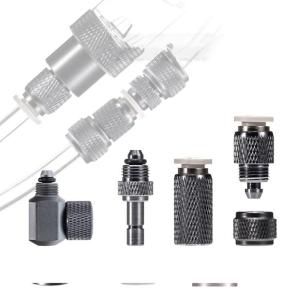 High Aquariums CO2 Connector With Seamless Rotation Installation Fit For Maintenance Systems