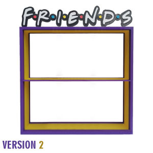 Brightberry 6 Slot Display Shelf Stand F.R.I.E.N.D.S Character Toy Friends Collectibles Mini Figures