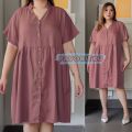 DRESS JUMBO / DRESS BIG SIZE / DRESS LD 120 CM / MUAT BB 85 KG / BUSUI / DRESS POLOS / DRESS JOVAN / PAULIN. 