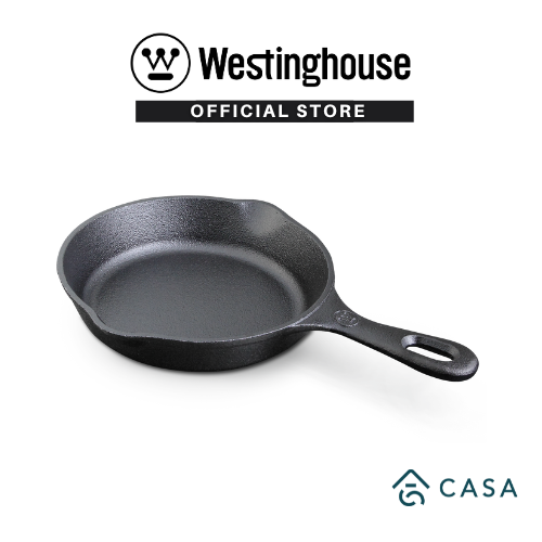 Westinghouse CAST IRON SKILLET/FRYING PAN WITH SPOUT Lazada Singapore