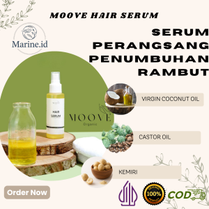 [ ORIGINAL 100% ] MOOVE HAIR SERUM - Hair Serum Penumbuh Rambut Cepat / Natural Hair Growth Serum / Pelebat Rambut / Vitamin Rambut / Menutrisi Akar Rambut / Anti loss moicare / Perawatan Rambut Rusak Dan Tipis / Perawatan Rambut Rontok / Rambut Bayi