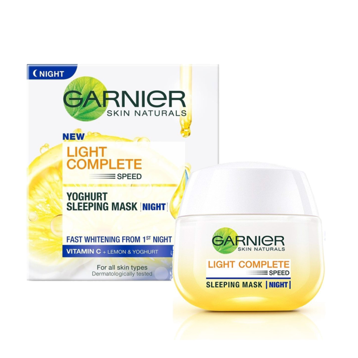 Mặt nạ ngủ Garnier Light Complete  Yogurt Sleeping Mask 50ml