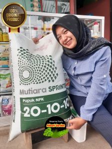 COD Pupuk NPK Mutiara Sprinter 20-10-10 1 kg Repack