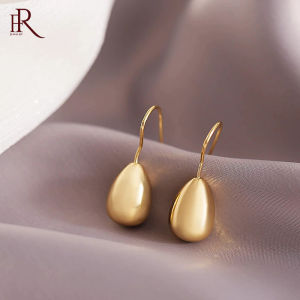 Frascati Khuyên Tai Lủng Lẳng Kim Loại Hình Giọt Nước Đơn Giản Trang Sức Thời Trang Hàn Quốc Cho Nữ Khuyên Tai Cá Tính Cho Nữ