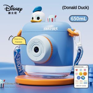 ฉันรู้ว่าชุดของเล่นถ้วยน้ำจากฟางสำหรับเด็กได้รับใบอนุญาตจากดิสนีย์แก้วรูปกล้องของเล่นสองแก้วสำหรับเด็ก