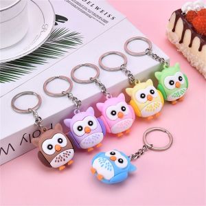 JEWELS1 Creative Children Toy Student Gift Party Bag Charms Birthday Gifts Car Keychain Owl Keychain Owl Pendant Animal Keyring