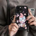 MHKEID Casing Hp OPPO A18 A38 A2x Case pola sanrio desain baru perlindungan Kesing lensa kamera genggam silikon Softcase. 