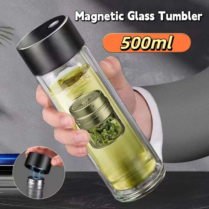 KANNERT Có lớp cách nhiệt Ly trà thủy tinh với bộ lọc trà Tường đôi ...