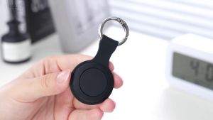 for Airtag Holder IPX8 Waterproof for Air Tags with KeychainShockproof GPS Cover [Anti-Scratch] [PC+Silicone] for Air-Tag Item Finders Case for PetsKidsLuggages