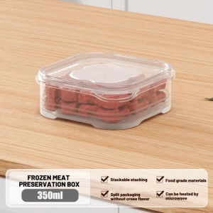 Free gift 10Pcs Refrigerator Meat Storage Boxes / Freezer Food Container / Kitchen Sealed Fresh-Keeping Box