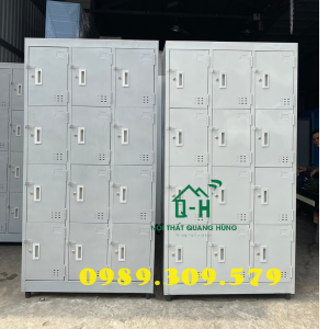 TỦ HỒ SƠ LOCKER 12 CỬA TĨNH ĐIỆN SẮT DÀY DẶN - TỦ ĐỰNG ĐỒ CÁ NHÂN CÔNG TY