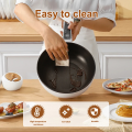 Multifunctional smart electric frying pan Non Sticky Portable 3L Capacity Elecrtic Wok Hot Pot Electric Cooker Steamer for home and dormitory. 