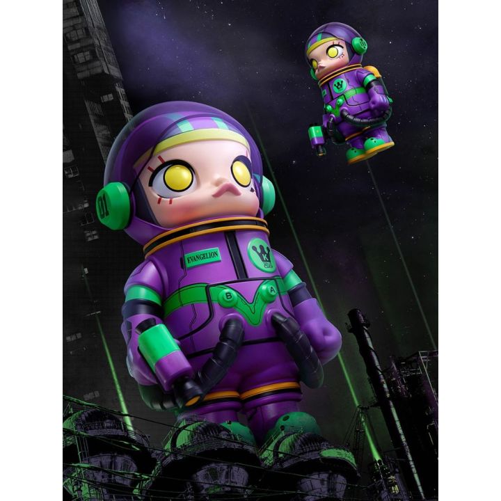 POPMART SPACE MOLLY×EVA 1000% POP MART Collabs With Neon Genesis Evangelion For MEGA SPACE