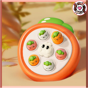 New Toys carrot whack mole mini cute early education parent-child interactive cute gift fun toys