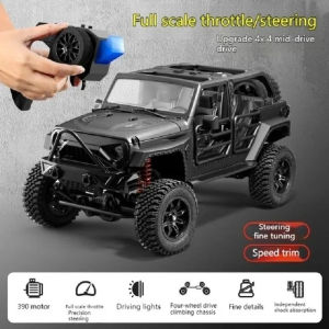 1:12 Remote Control RC Car Jeep 4WD Drive Climbing Customizable Toy Off-Road Vehicle Toys For Kids