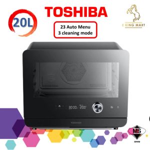 TOSHIBA MS1-TC20SF(BK) 20L S1 STEAM OVEN Multi-Functional - Steam / Baking / Frying / Fermentation