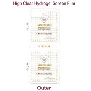 【🔥SG SELLER🔥】RICHMENTGADGET High clear / matte anti fingerprint / anti-Spy Privacy Hydrogel Film screen protector for Motorola RAZR 50 ULTRA RAZR50 U