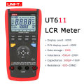 UNI-T LCR Meter Digital Multimeter UT611 UT612 Parallel Quality Factor/Loss/Phase Angle Inductance Capacitance Resistance Meter. 