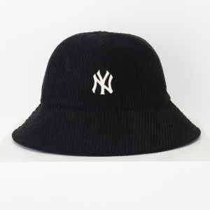 Topi Major League Baseball Premium Hitam Black White Brown White Corduro Bucket Premium IMPORT