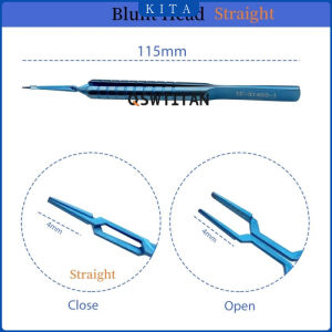 Ophthalmic Akahoshi Phaco Prechopper round handle Titanium Ophthalmic  Instruments Autoclavable