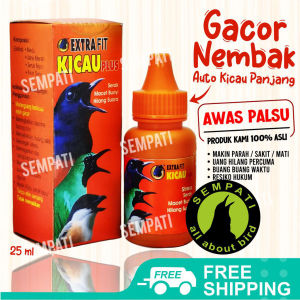 SEMPATI Extra Fit Kicau Extrafit Kicau Vitamin Burung Murai Cucak Ijo Cendet Kacer Obat Metabolisme Metabolis Meningkatkan Stamina Kicau Lebih Gacor Cegah Stress Sehatkan Bulu