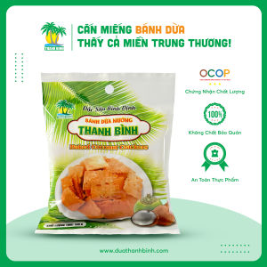 Bánh dừa nướng Thanh Bình bịch 140gr - ăn siêu dính thơm mùi dừa Bình Định