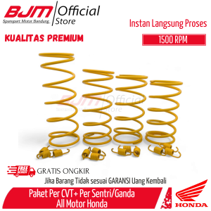 -BPR19- Satu Paket Per CVT+Per Sentri Kampas Ganda RPM1500 Ready Semua Honda Beat scoopy vario dll