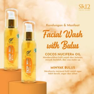 SR12 Facial Wash Bulus Dengan Kandungan Minyak Bulus Membersihkan Kulit Berminyak