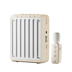 SHIDU  Wireless Voice AmplifierVoice Amplifier Lapel Microphone Mini Portable Voice Amplifier Megaphone Booster with Microphone Loudspeaker Speaker