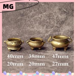 【Magical House】[ New Hot Fashion] Brass Pocket Lotus Jiuding Incense Hollow Incense Mini Incense