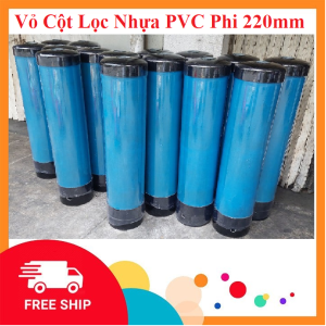 Vỏ Cột Lọc Nhựa PVC Phi 220mm- Dùng Trong Lọc Nước Sinh Hoạt
