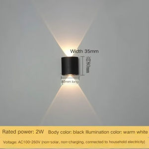 Wall Lamp Outdoor Wall Light IP65 Waterproof 2W 4W 6W 8W Led Porch Light For Outdoor Wall Bedside Decor Lamps Garden
