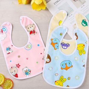 Celemek Makan Bayi Bib Bernafas Ramah Kulit dengan Bandana Penyerap Baik Set Kalung Tahan Air untuk Bayi Balita