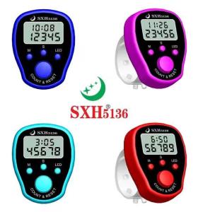 Tasbih Digital Mini LED Tanggal + JAM Model Modul:306