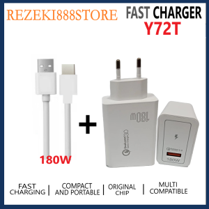 Charger 180W For Android Adapter Charger  + Kabel For VVO Y72T Fast Charger Fast Charging Universal