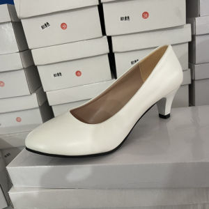 Free Shipping New Versatile Korean-Style Mid-Heel WomenS Shoes For All Seasons Available In Various Sizes Fashionable Single Shoes Solid-Color Single Shoes For Women