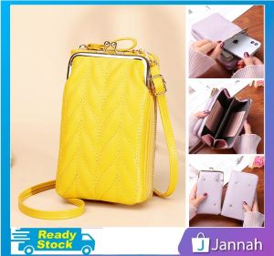 Jannah Beg Tangan Wanita Bahu Jinjing Silang Dompet ( Top Leaf Sling Shoulder Women Handbag Purse Coin Phone Wallet Bag ) 15P3