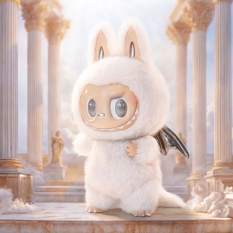Labubu The Monsters Angel ZIMOMO Plush Doll Angel In Clouds