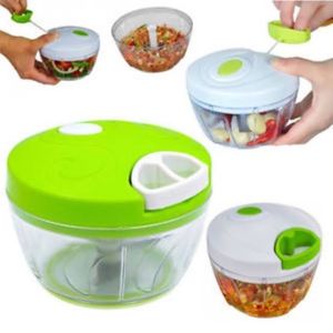 Random Blender Tarik Tangan Manual Blender Mini Alat pemotong sayur Daging dan buah Blender Serbaguna