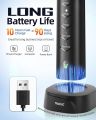 Electric Toothbrush for Adults, Sonic Toothbrush with 3 Intensity Levels & 5 Modes, One Charge for 90 Days, Rechargeable Electric Toothbrush with 6 Toothbr. 