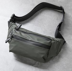 Tas Selempang Pria Import Haoshuai 3393 Waist Bag Anti Air