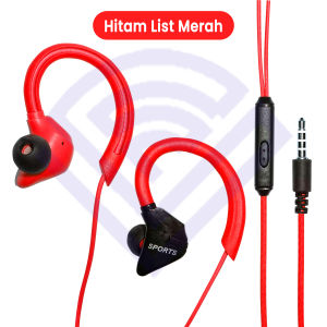 [COD] NANVAN NVN-HF8 EARPHONE HEADSET SPORT STEREO MEGA BASS JACK 3.5MM UNIVERSAL UNTUK GYM / OUTDOOR ACTIVITY