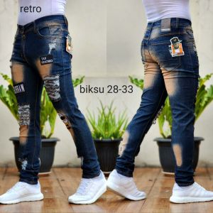 Celana Jins Cowok Dewasa 2025 Celana Jeans Pria Kekinian Fashion Laki Laki Terbaru