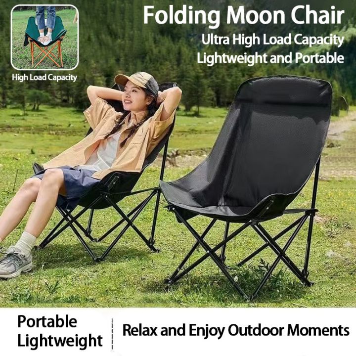 Camping Chair Folding Outdoor Indoor Fishing Beach Portable