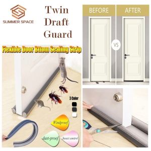 ❌🐛🐜🦟🕷❌ Penghadang Bawah Pintu Kedap Udara & Bunyi | Windproof & Soundproof Bottom Door Sealing Strip | Prevent Insect & Pests😤