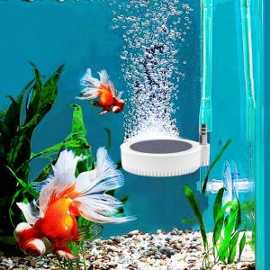 CUTE ELVES Mute Air Pump Quartz White/Grey Air Bubble Stone 5/10/13CM Metal Oxygen Booster For Fish Tank